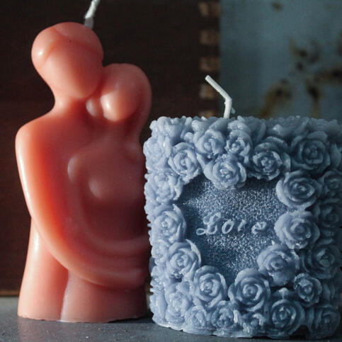 Couple & Heart Candle Combo | Perfect Love Duo | ₹449